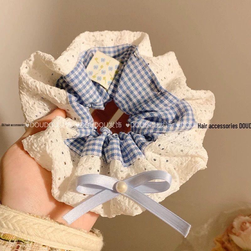 Women's Fresh Intestine Hair Tie: Gentle, Versatile, Sweet & Cute for Damage-free, Stylish Buns this Summer