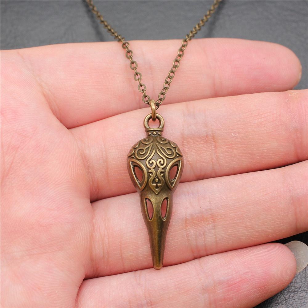 Pendentif Sagesse Hibou Aigle en Bronze Antique, Collier Collier Maman, Nouveauté Cadeau