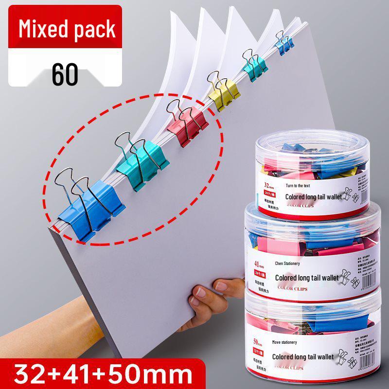 Multifunctional Dovetail File Organizer Clips - Colorful, Large, Medium, Small (15-Pack)