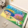 1pc Bubble Guppies Print Area Rug - Soft, Washable Non-Slip Indoor Mat, Living Room, Home Office Decorative Rug,Office Decorative