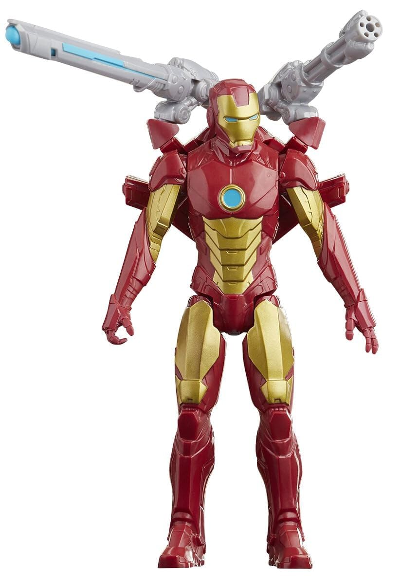 

Hasbro Marvel Titan Hero Blast Gear Iron Man E7380 12-inch Figure with Launcher