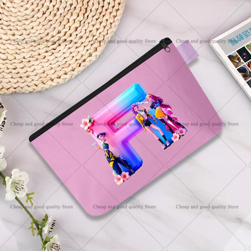 KPop Demon Hunters Pencil Case Cute Multipurpose Bag Fashion Anime Portable Cosmetics Storage Printing Go To School Beautiful Gift for Kid
