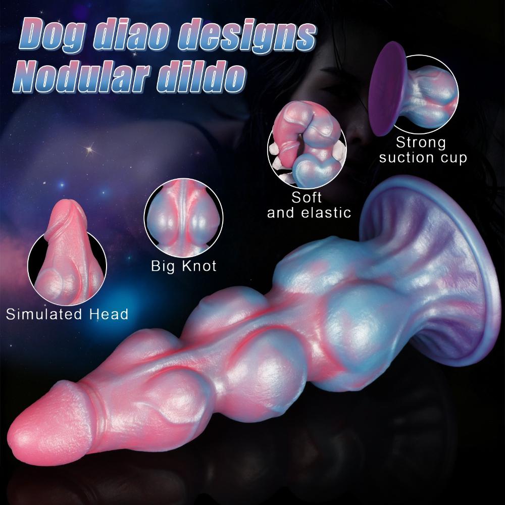 Animal Design Silicone Anal Plug - Realistic Dildo for Beginner & Couple, Butt Training Sex Toy for Men Women