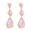 Bohemian Women Earrings Resin Vintage Geometry Piercing Hoop Jewelry Accessories