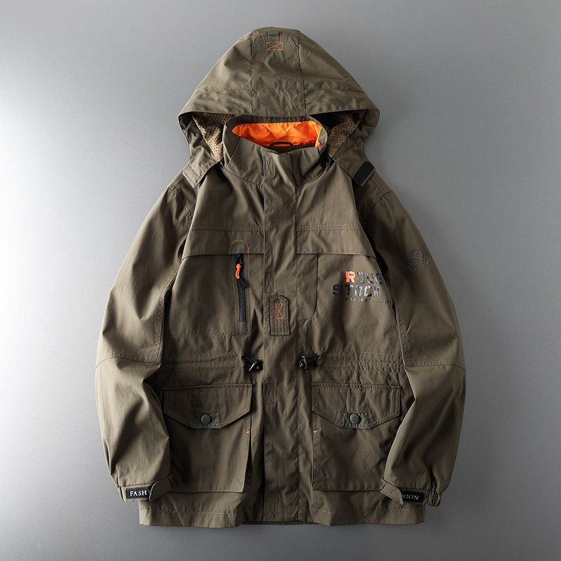 Модный бренд Экспорт Функциональная рабочая куртка Куртка-оболочка Army Green XL(72.5-80kg)