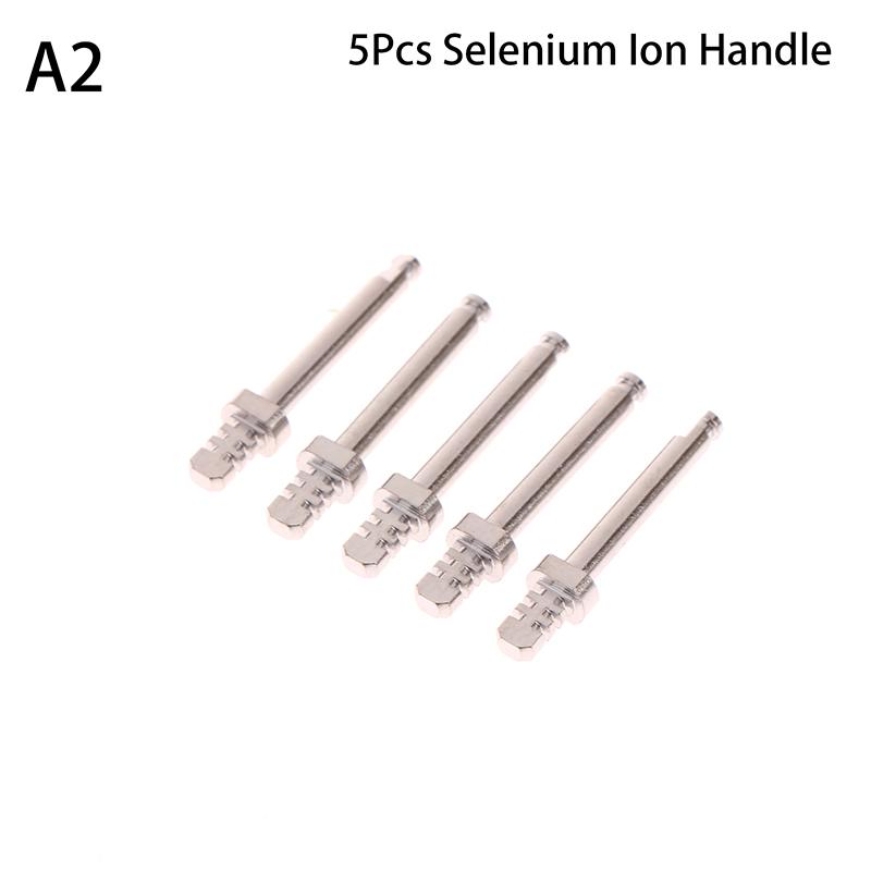 

5Pcs Dental Selenium Ion Handle Polishing Disc Holding Rod Tool Dental Materials Dental Laboratory Diameter Mandrel Bur Tools