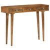 Vidaxl Console Table Made of Solid Mango Wood, 102 X 30 X 79 Cm