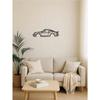 Vintage 911 Turbo Metal Wall Art - Retro Car Decor for Men, Unique Iron Hanging for Garage