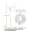 5/10Pcs White Calla Lily Artificial Flowers for Wedding Bouquet Bride Shower Blessing Gift Home Decoration Fake Flowers