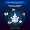 V380 Indoor Panoramic VR Fisheye Wireless Full-Color HD Night Vision Security Camera