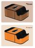 Multifunctional Car Armrest Storage & Tissue Box with Cup Holder