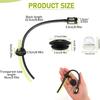 Petrol Filter Kit Petrol Hose Seal Fuel Hose Set For Brush Cutter Lawn Mower Grass Trimmer Fuel Hose Line Filter Kit Garden Tool