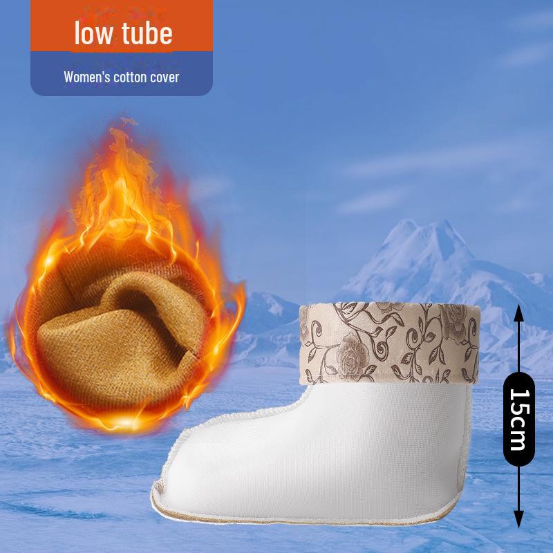 

2025 Мужские и женские зимние резиновые сапоги с утеплителем из бархата, толстым резиновым верхом и хлопковой внутренней подкладкой 38/39 universal