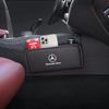 GLC GLB Car Leather Storage Bag Mobile Phone Charger Organizer For Mercedes Benz AMG W204 W205 W203 W211 W212 W213 W201 W210 W1