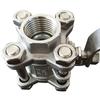 Bingyu AB0088 304 Stainless Steel Three-Piece Internal Thread Ball Valve