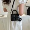 Stylish Pu Leather Crossbody Bag For Women 2023 Trendy Small Square Handbag