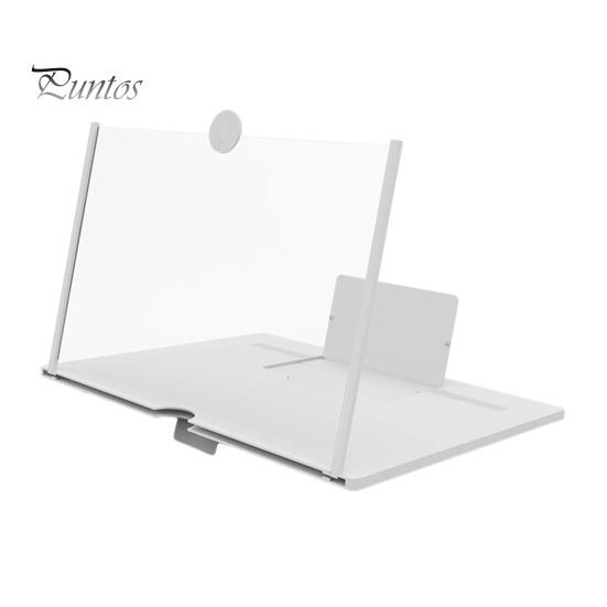 Desktop Phone Stand 10/12/14/16/18-Inch Screen Magnifier Foldable Holder with Mobile Enlarger Amplifier Movies Videos Smartphone Magnifying Projector
