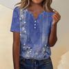 Women's Casual Floral Print Short Sleeve Fashion Top