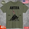 Antifa Estd 1945 Shirt: Patriotic Anti Fascist, Pro Democracy Liberal Protest Te