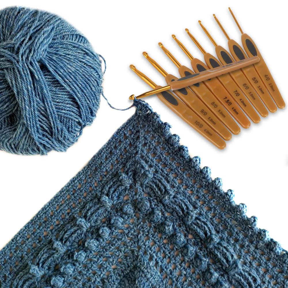 Plastic Sewing Needles Handmade Yarn Crochet Knitting Needles Crochet Hooks Weave Tools