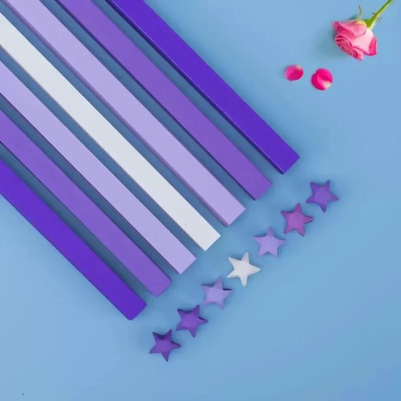 540Sheet Origami Stars Paper Strips27Colors Folding Paper Colorful Double Sided Lucky Star Origami DIY Hand Arts Make Home Decor
