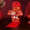 Traditional 3D Red Envelope Year of The Horse Paper Hongbao Children's Money Bag Blessing Thickened Lucky Money Packet