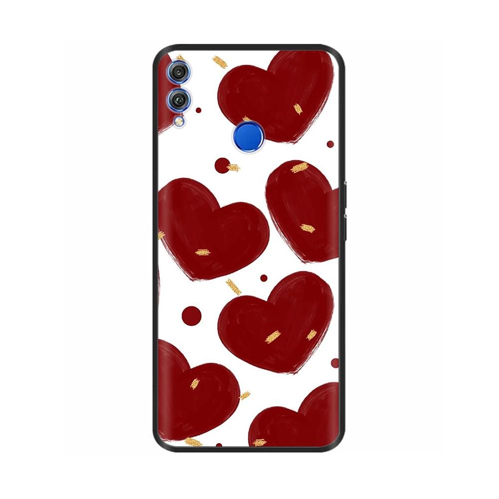 Shockproof Cover For Honor 8X Case Soft TPU Silicone Back Cover For Huawei Honor 8X Cases Honor8X Animals Painted Cover Fundas
