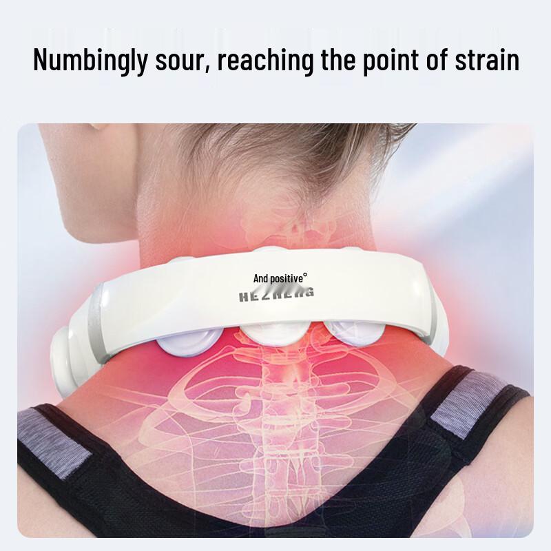 Hezheng Remote Control Neck Massager CN Plug (adapter Included)