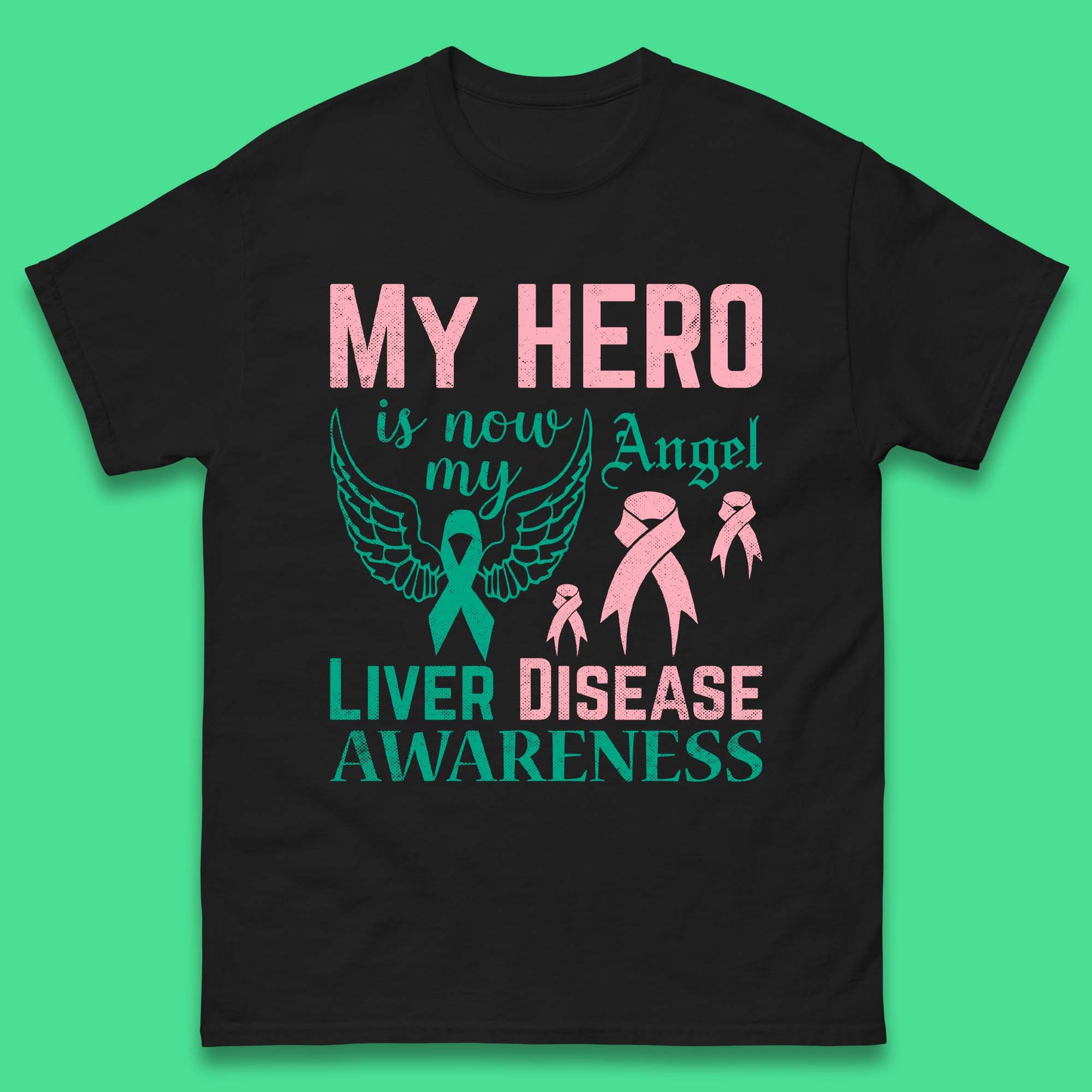 My Hero Is Now My Angel Mens T-Shirt Womens Tops Tees XL