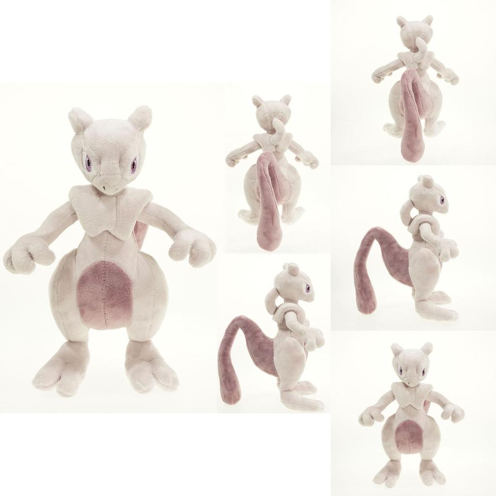 High Quality Pokemon Mega Mewtwo Plush Figure Soft Stuffed Doll Ideal Kids Gift