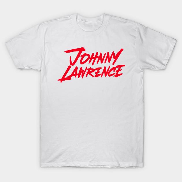 

Men Black Print T-shirt Johnny Lawrence No-Cut Transfer Paper Print Cotton Tshirt XL белый