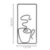 Contemporary Metal Wall Art Decorations for Living Room and Office