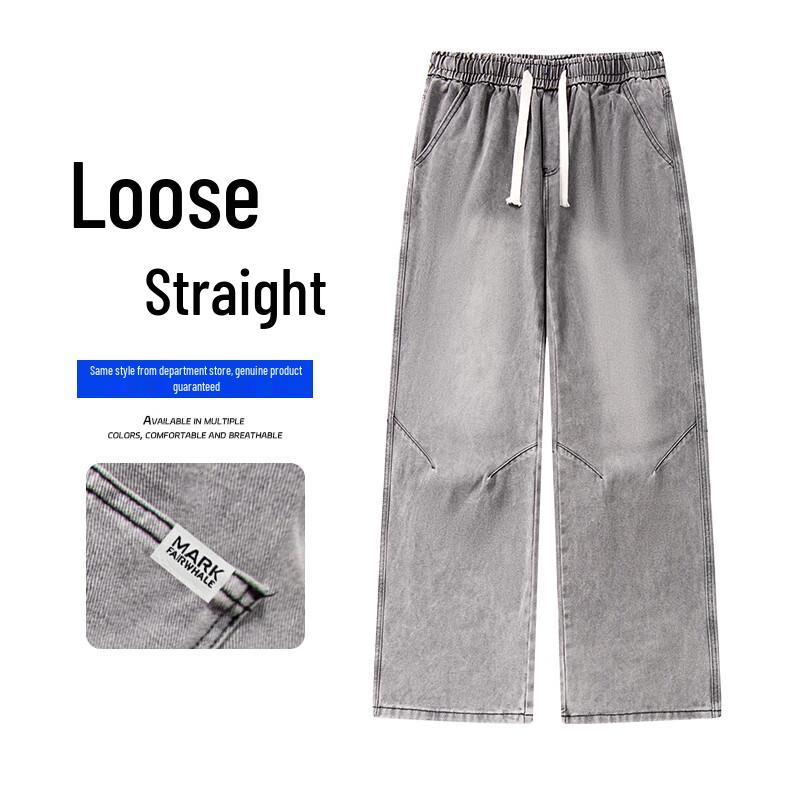 

Мужские джинсы Mark Fairwhale в американском ретро-стиле, свободного кроя, с прямыми штанинами L