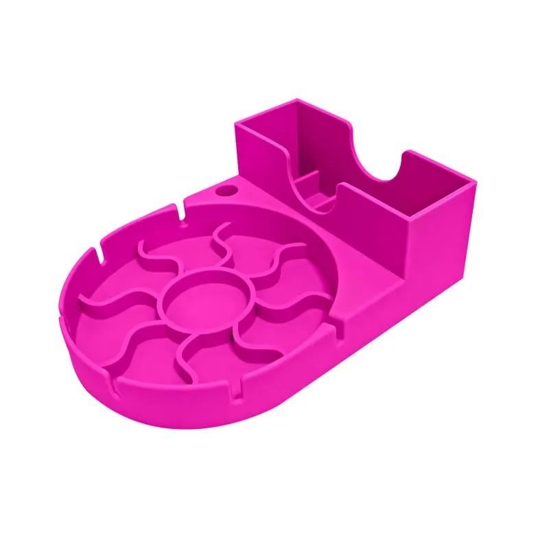 Silicone Tumbler Dry Rack Non-Slip Tumbler Drying Station Sports Bottle Drainer Stand for Stanley 30/40oz Cup Lid Straw