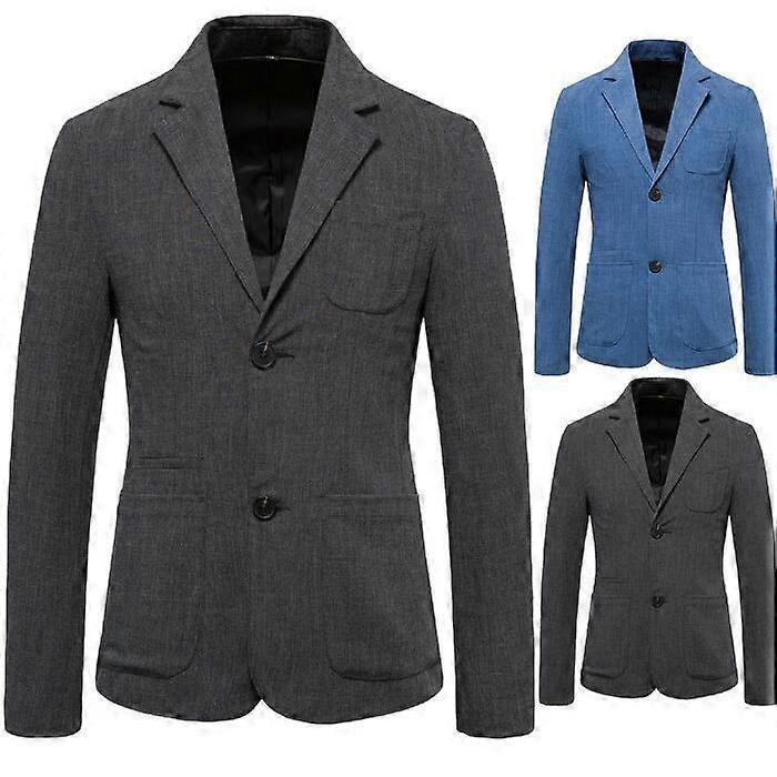 Men's Suit Jacket Slim Sports Solid Color Suit Jacket