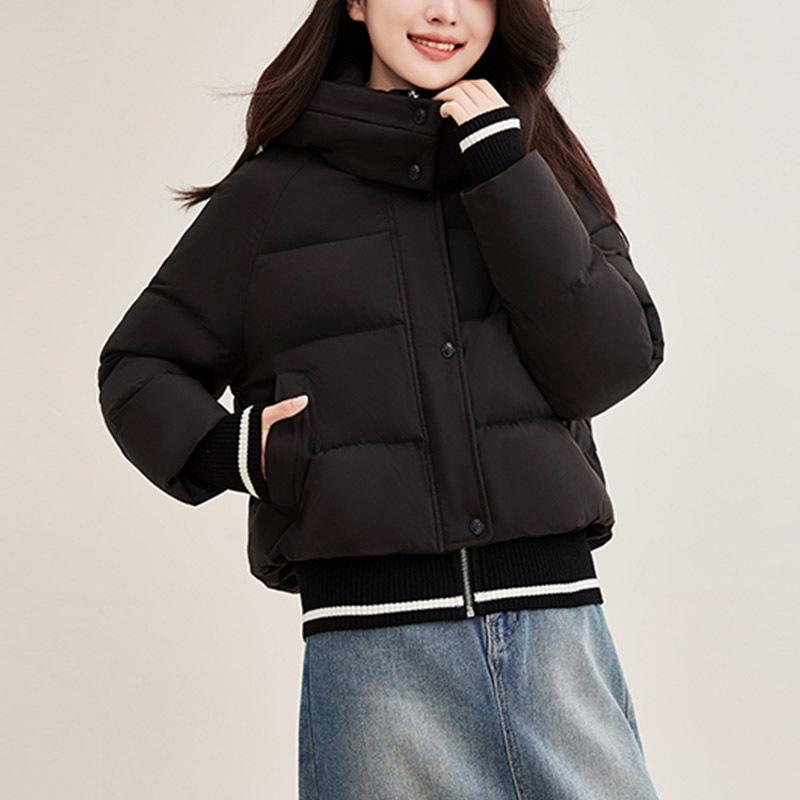 Short down jacket women's high-end women's 2024 new winter women's clothing fashion duck down hooded jacket