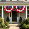 2 Pack Themed trilateral Banners for Outdoor incidents Memorial Day Seasonal Displays