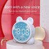 Table Clock Bluetooth Wireless Audio Mini LED Mirror Digital Alarm Clock Temperature Weekend Display Desk Clock