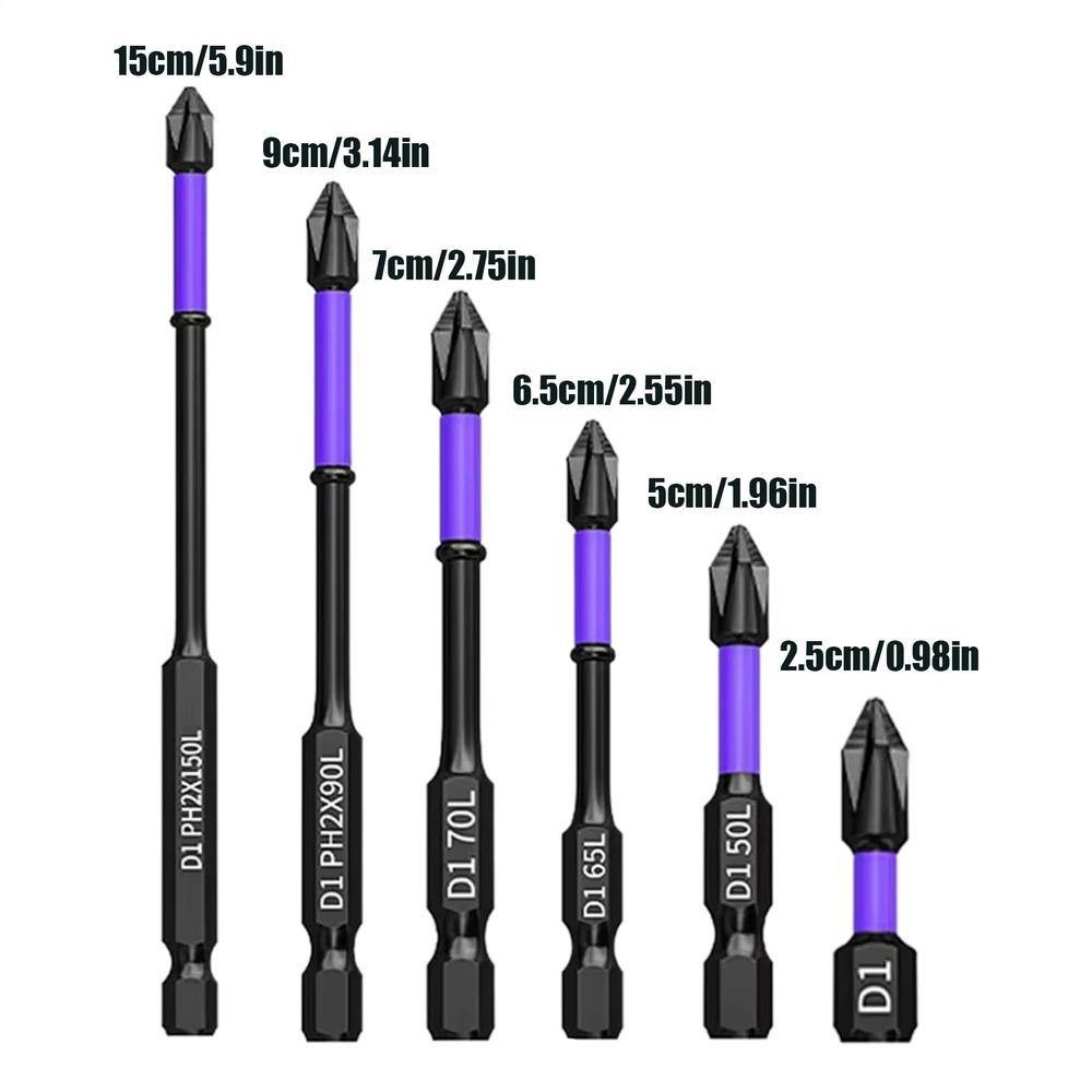 

D1 anti-slip and shockproof cross screwdriver drill bit Precision Multipurpose Extractor for Automotive Electronics Furniture