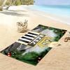 Sporting Charleroi Print Beach Towel, Large Soft Quick Dry Towel for Beach Camping Swimming