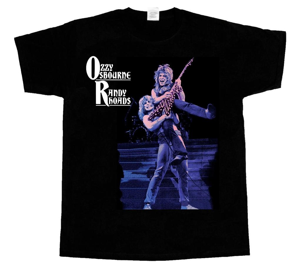 2026 USA Oz Osborne Randy Rhodes Ultimate Evil New Retro Fashion Mens and Womens Street TShirts