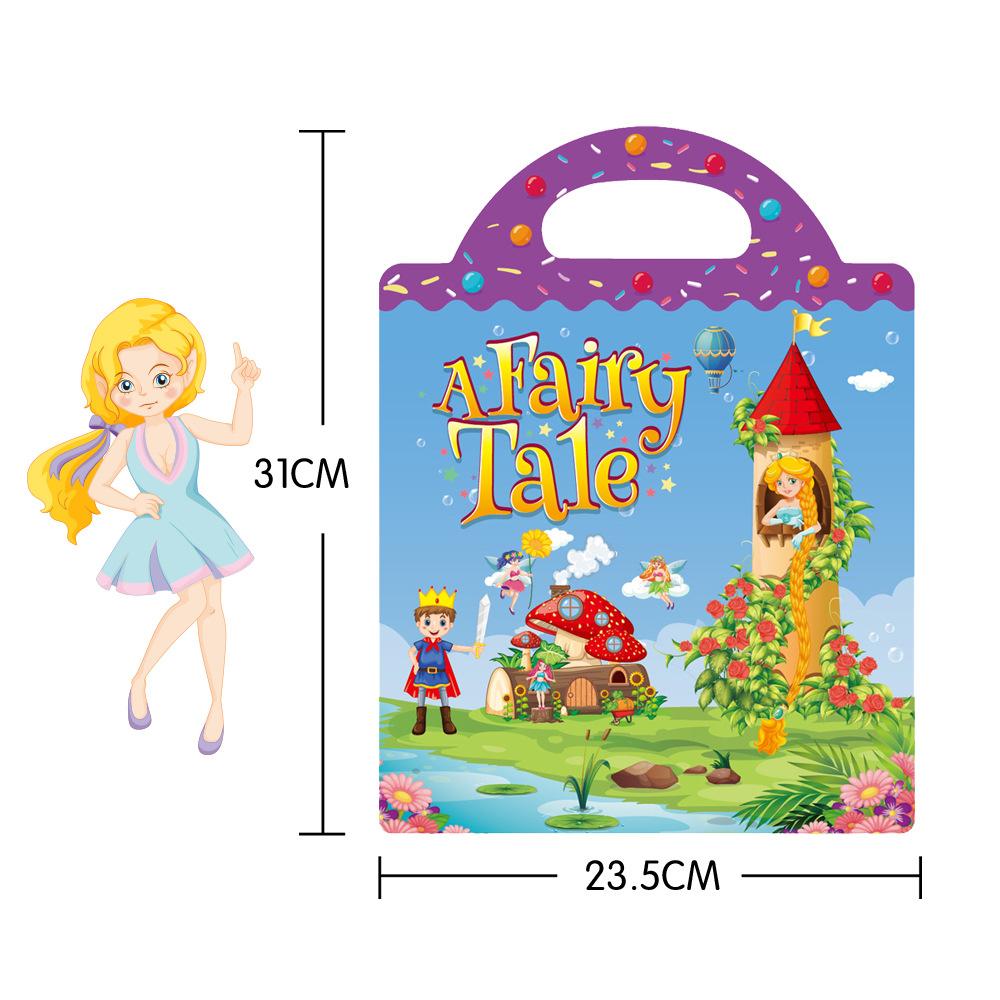 Kinder-Stickerbücher für den Großhandel, Früherziehung, Konzentrationstraining. Wiederholtes Einkleben von Tier-, Dinosaurier- und Meeres-Szenen-Stickerbüchern.