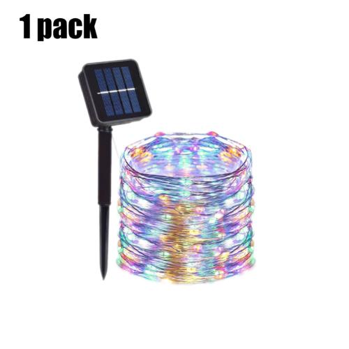 

2023 32 м/22 м/12 м/7 м солнечный светодиодный светильник уличный гирлянда светодиодная лампа солнечный сад уличная сказочная гирлянда строка рождественский декор 4/3/2/1 упаковка 7M 50LED