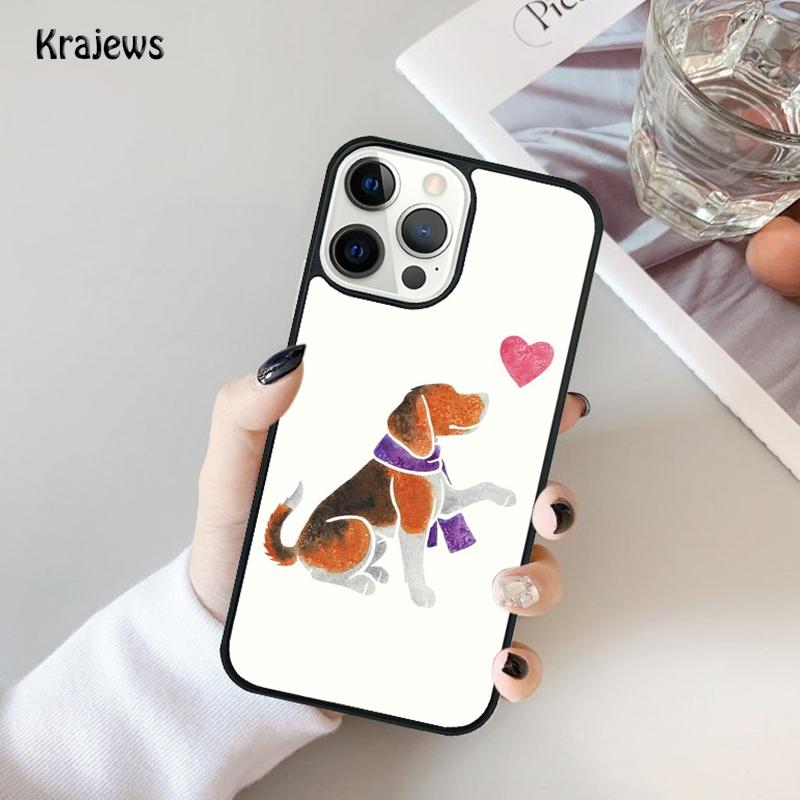 

Beagle Dog Phone Case For iPhone 17 Air 16 15 14 Max Plus 11 12 13 Pro Max Phone Cover coque iPhone 13