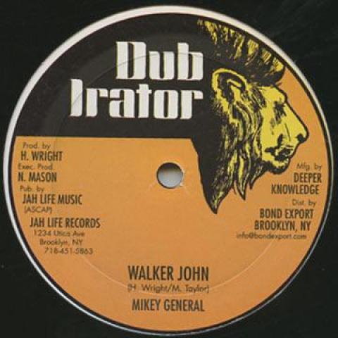 

12inch Record MIKEY GENERAL - Walker John; Dub / Singer With The JL007 Dub Irator/Bond 1984 US Reggae, Ska & Dub