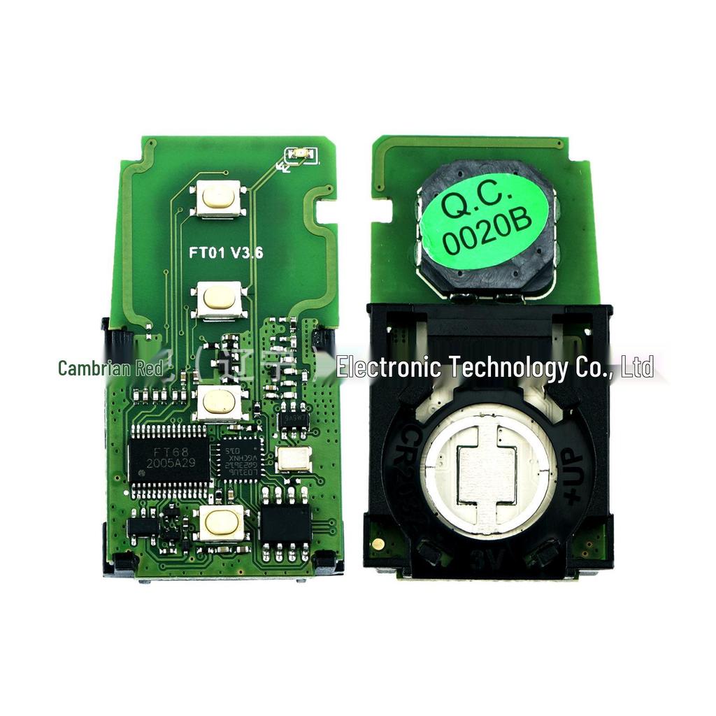 Fits 3-Button Toyota Prado, Land Cruiser, and Prius C Key Remote HYQ14FBA