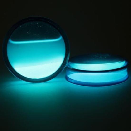 Luminous Ear Expander Tunnel Plug Stretcher Women Anti Allergy Acrylic Jewelry