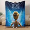 1pc, Disney Secret of the Wings Fairy Wings Home Decorative Throw Blanket Soft Coverlet for Couch, Bed, Travel