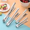 {YY28} Stainless Steel Mini Sugar Ice Clip Salad Barbecue Tongs Anti-Slip Kitchen Food Grip Tweezer Party Supplies