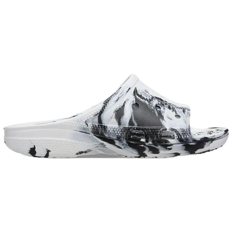 Crocs Classic Comfortable Retro Fashion EVA Anti-Slip Slide Sandals Men Footwear Black White 212079-066